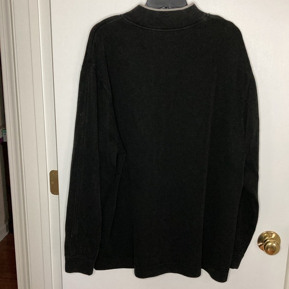 Cutter & Buck Black and Gray, Men's Pullover Snap front Closure, Size XXL - Picture 2 of 12